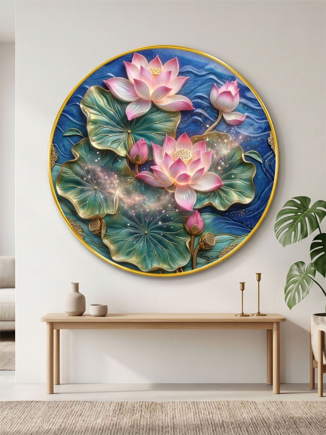 SAF Blue MDF Other Wall Paintings