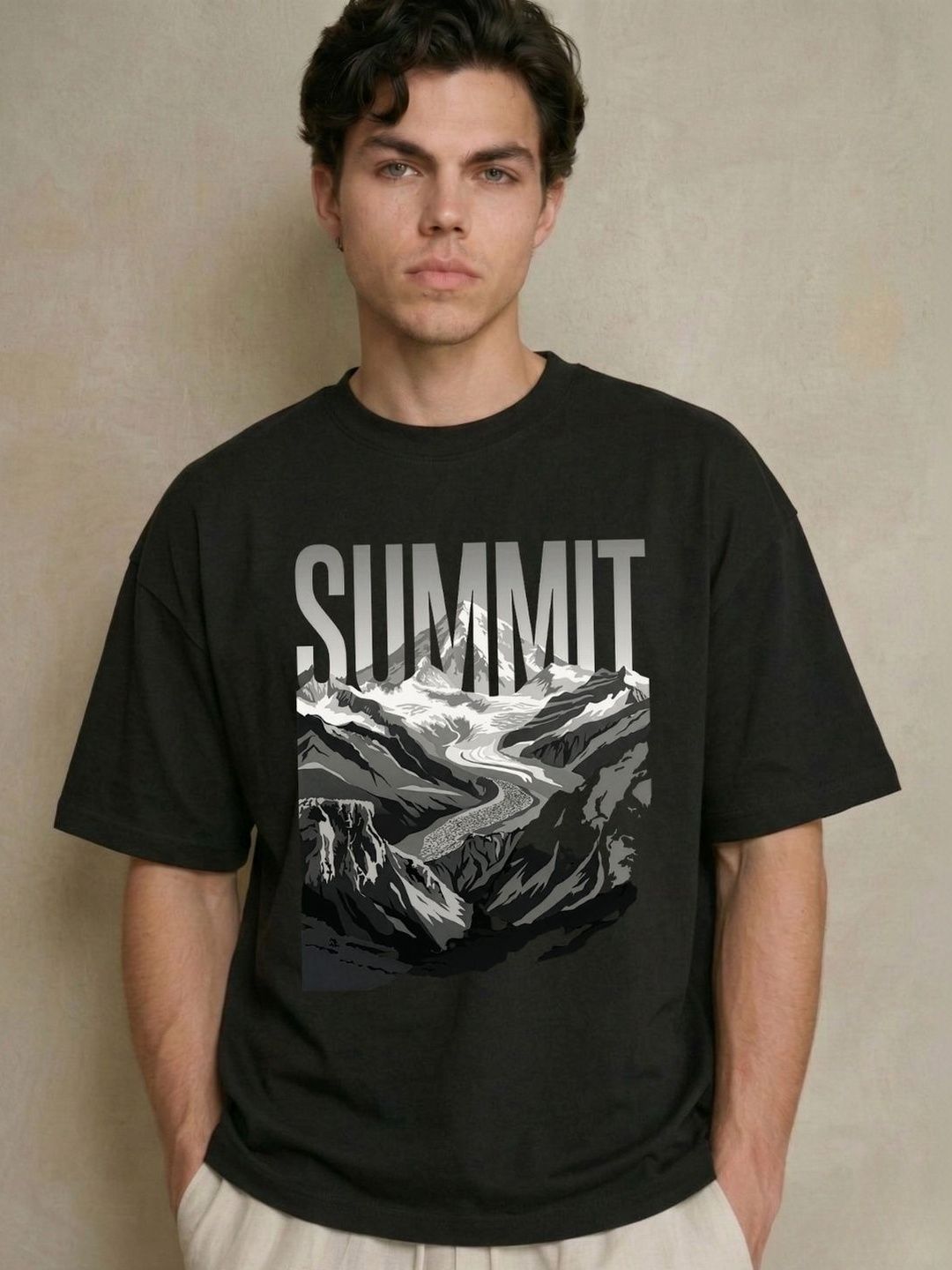 R.Code by The Roadster Life Co. Men Printed T-shirt