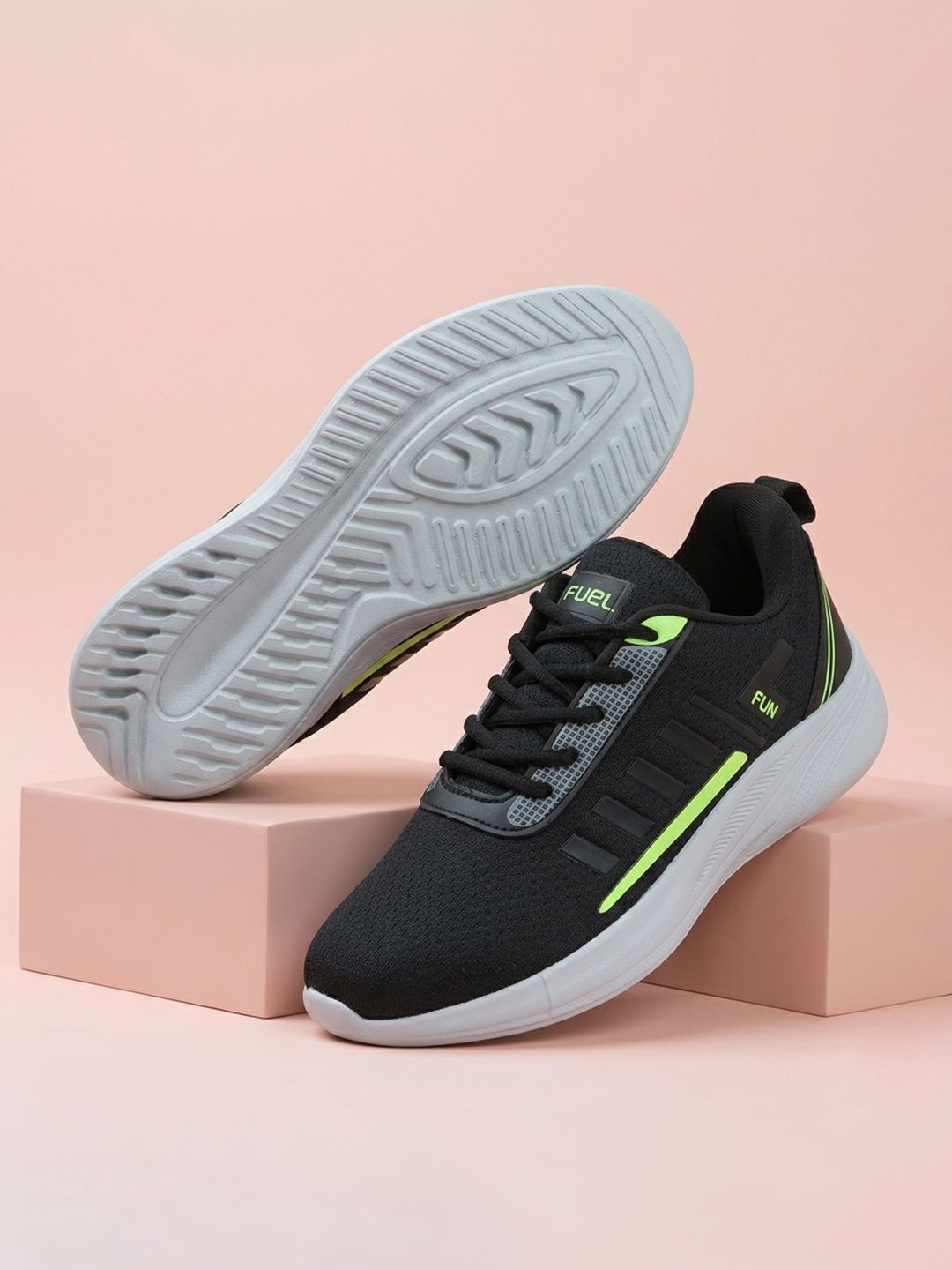 FUEL Men Non-Marking Lace-Ups Running Shoes