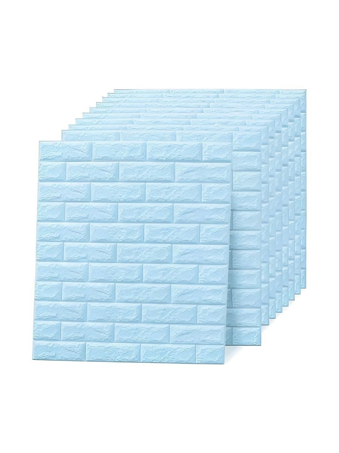 Cocinaire Cocinaire 2-Pcs Blue Self-Adhesive Waterproof Wall Stickers