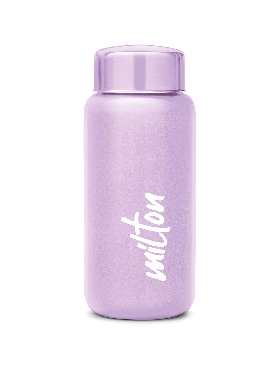 Milton Aqua 500 Purple Solid Stainless Steel Spill Proof Water Bottle - 485 ml