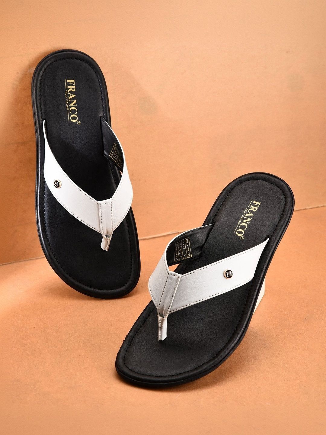 Franco Leone Men Thong Flip-Flops