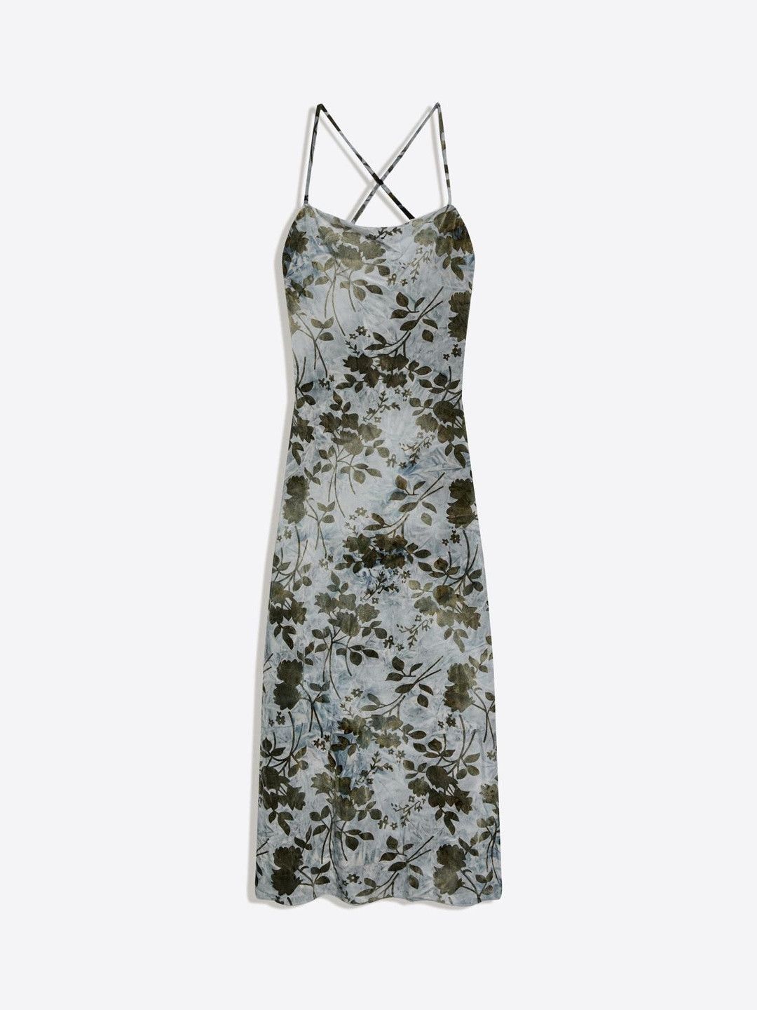 Printed Midi Dress