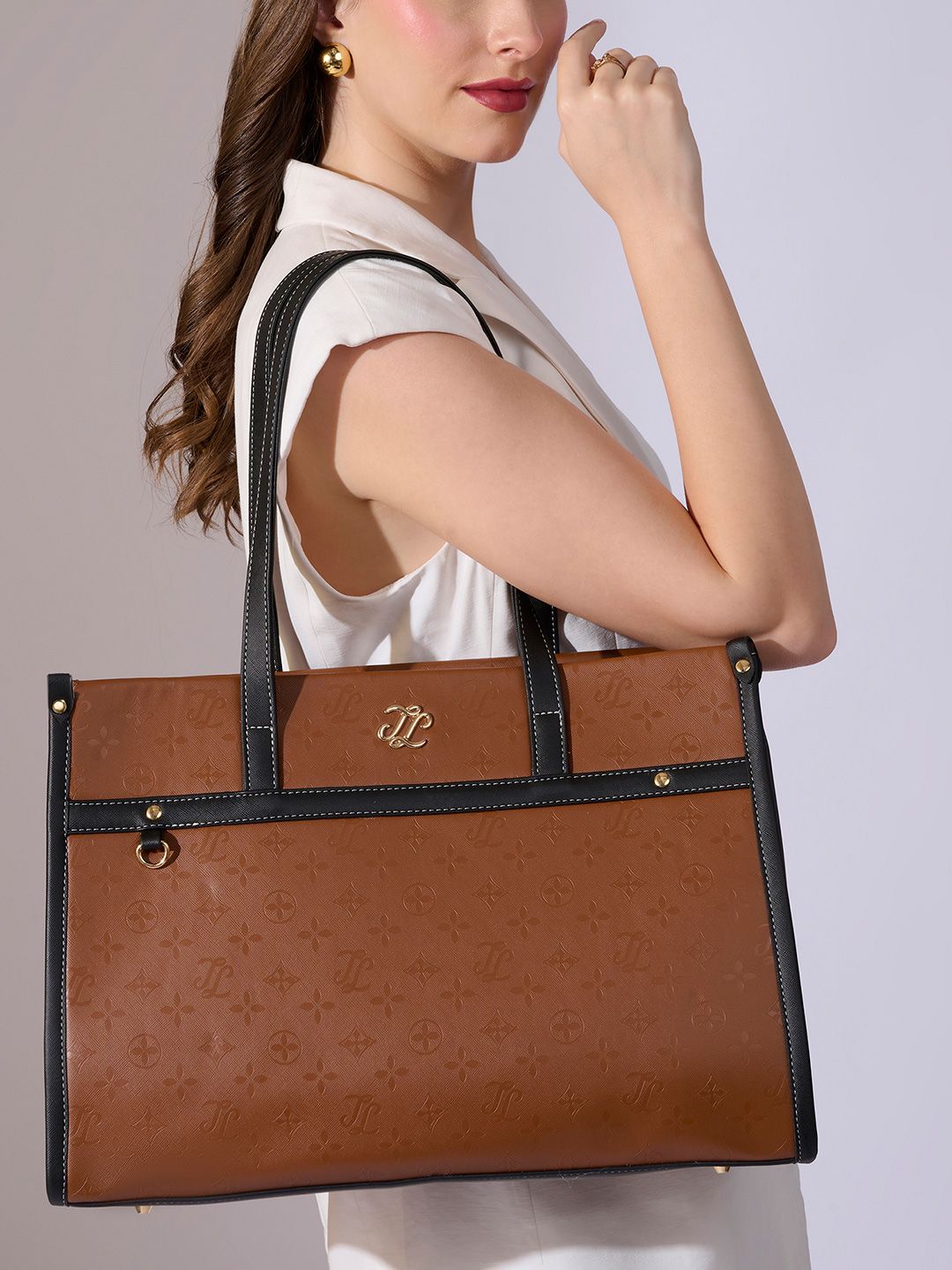 LAVIE Signature LAVIE Signature Textured Up to 12 inch Structured Tote Bag