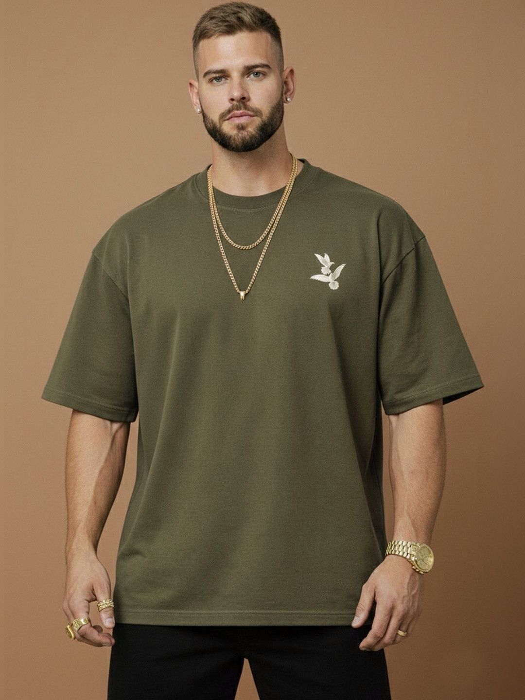 Mast & Harbour Men Printed T-shirt