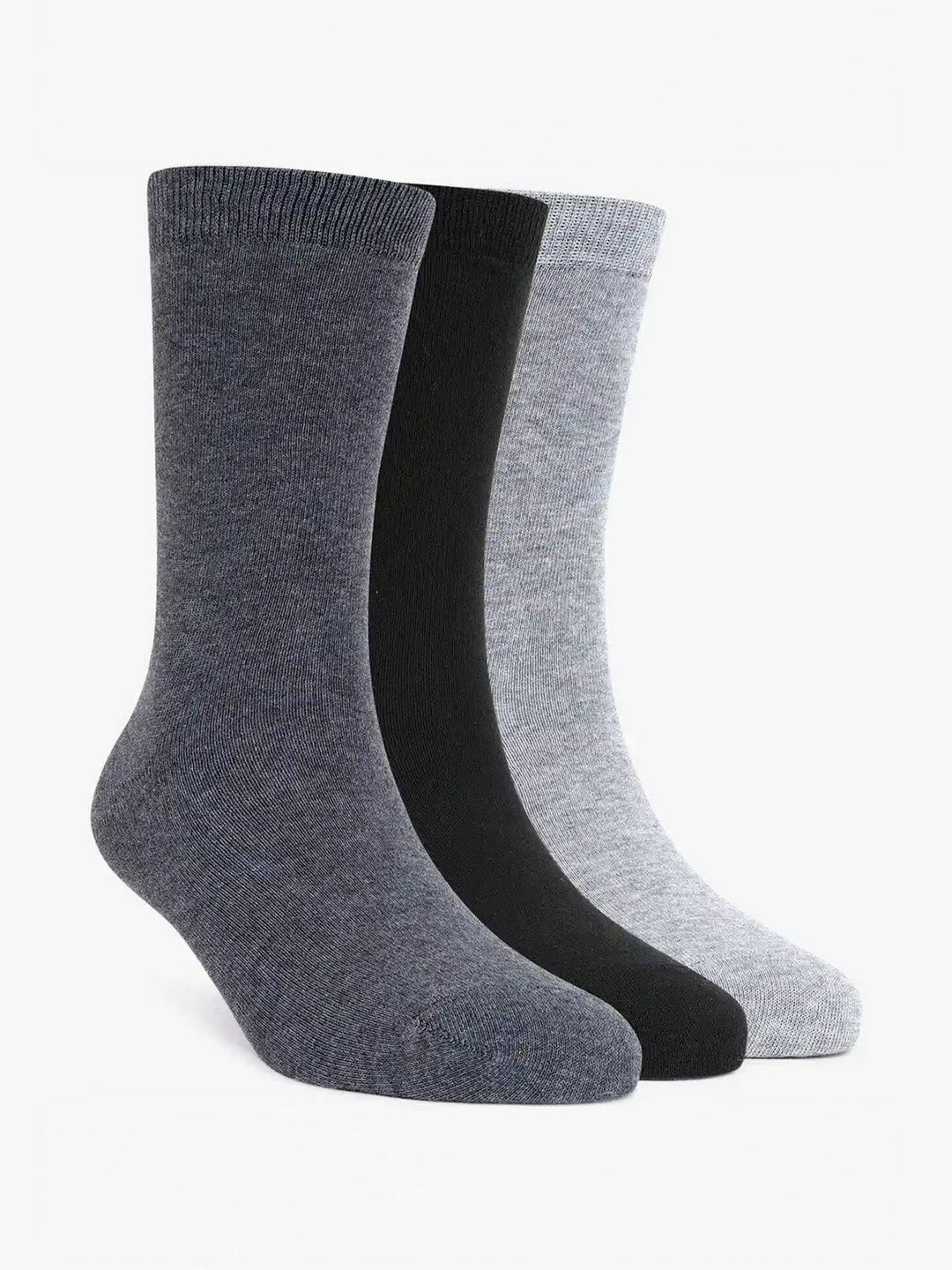 akeet trend Unisex Pack of 3 Cotton Calf Length Socks
