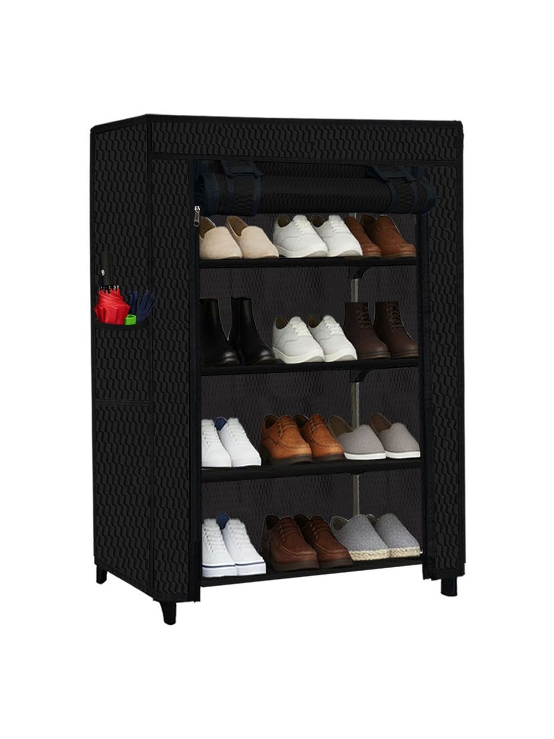 Urban Choice 4-Layers Metal Collapsible Shoe Stand