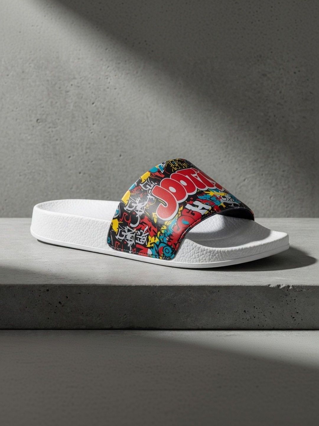 JOOTIYAPA Men Printed Sliders