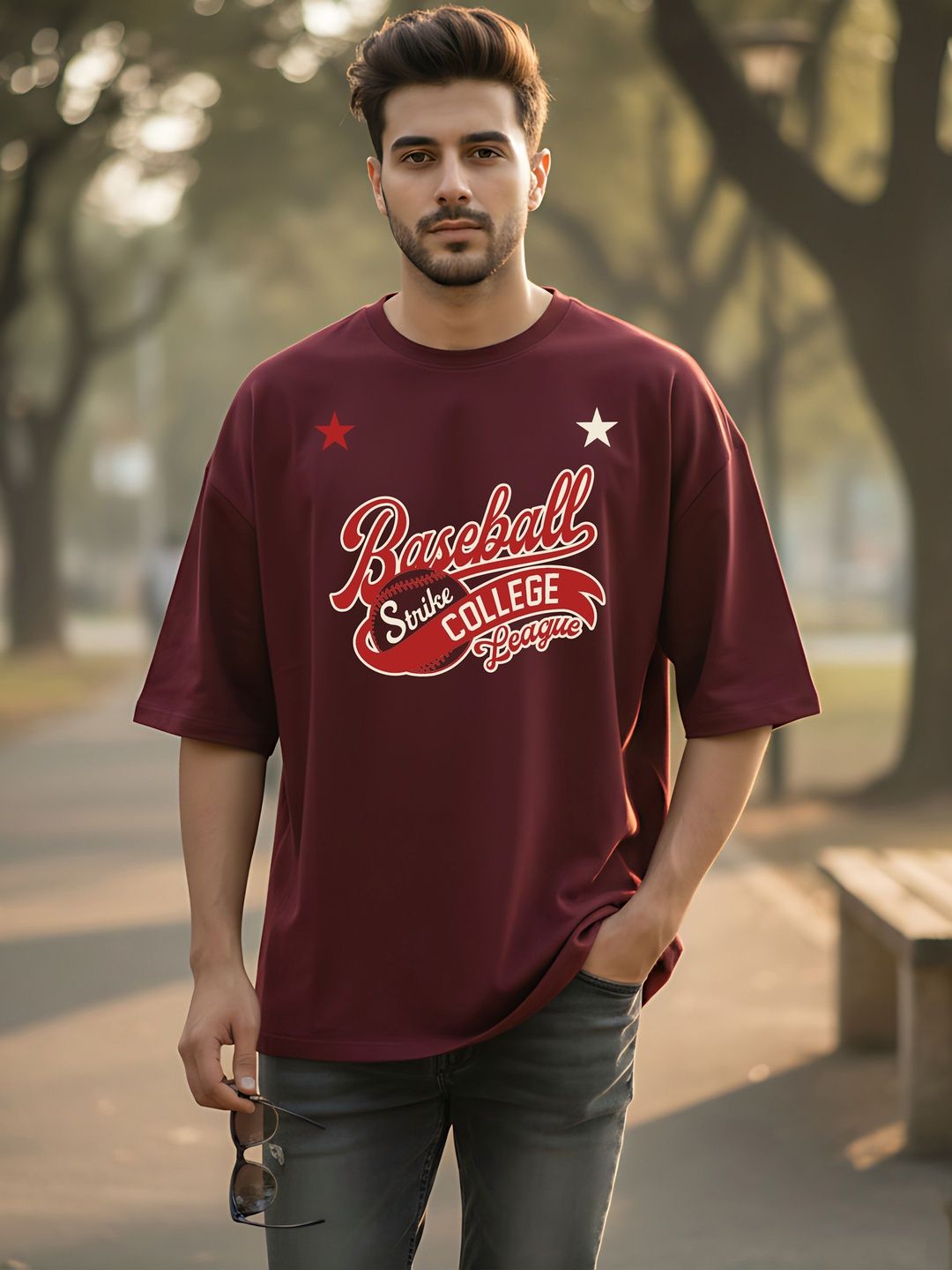 Kook N Keech Men Printed Drop-Shoulder Sleeves T-shirt