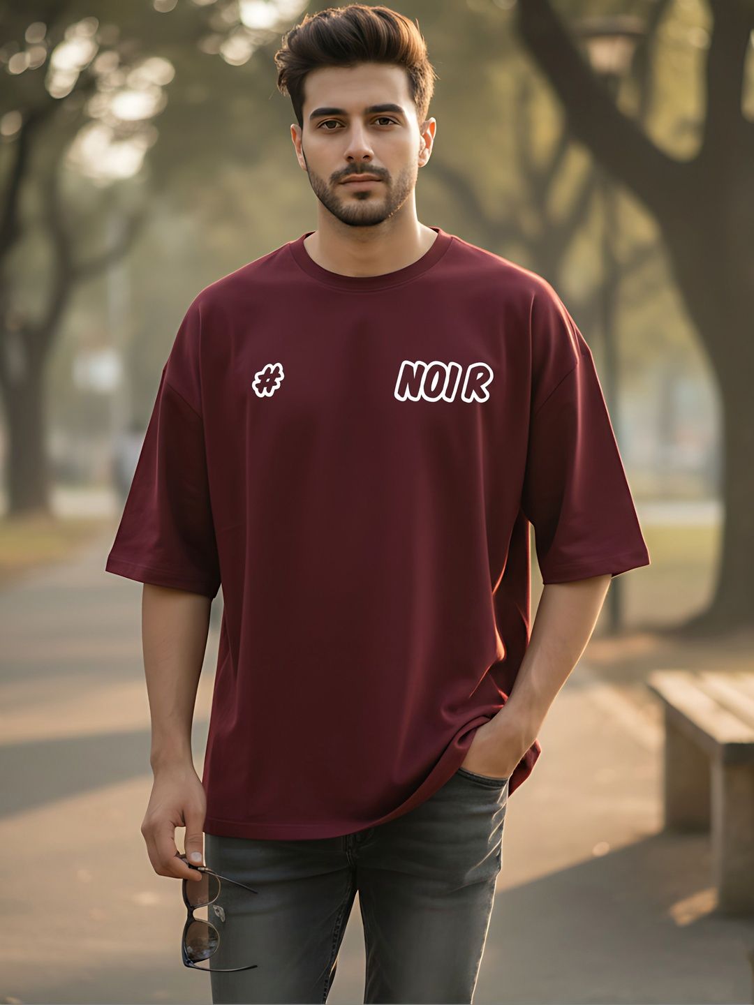 Kook N Keech Men Printed Drop-Shoulder Sleeves T-shirt