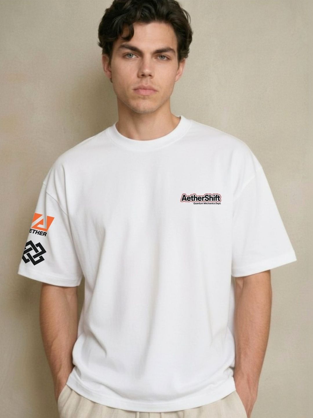 R.Code by The Roadster Life Co. Men Typography Printed T-shirt