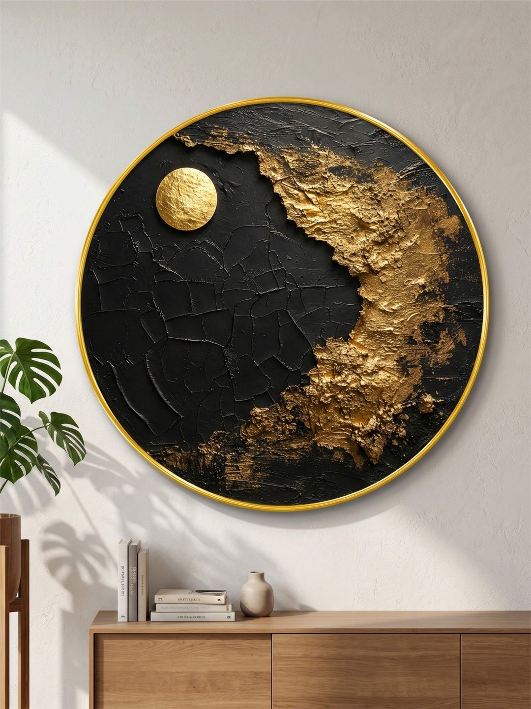 Myntra Elegant Homes Myntra Elegant Homes Black MDF Wall Paintings