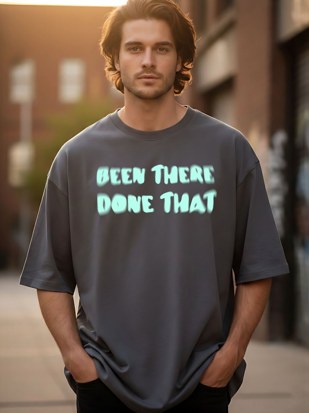 Kook N Keech Men Typography Printed Drop-Shoulder Sleeves T-shirt