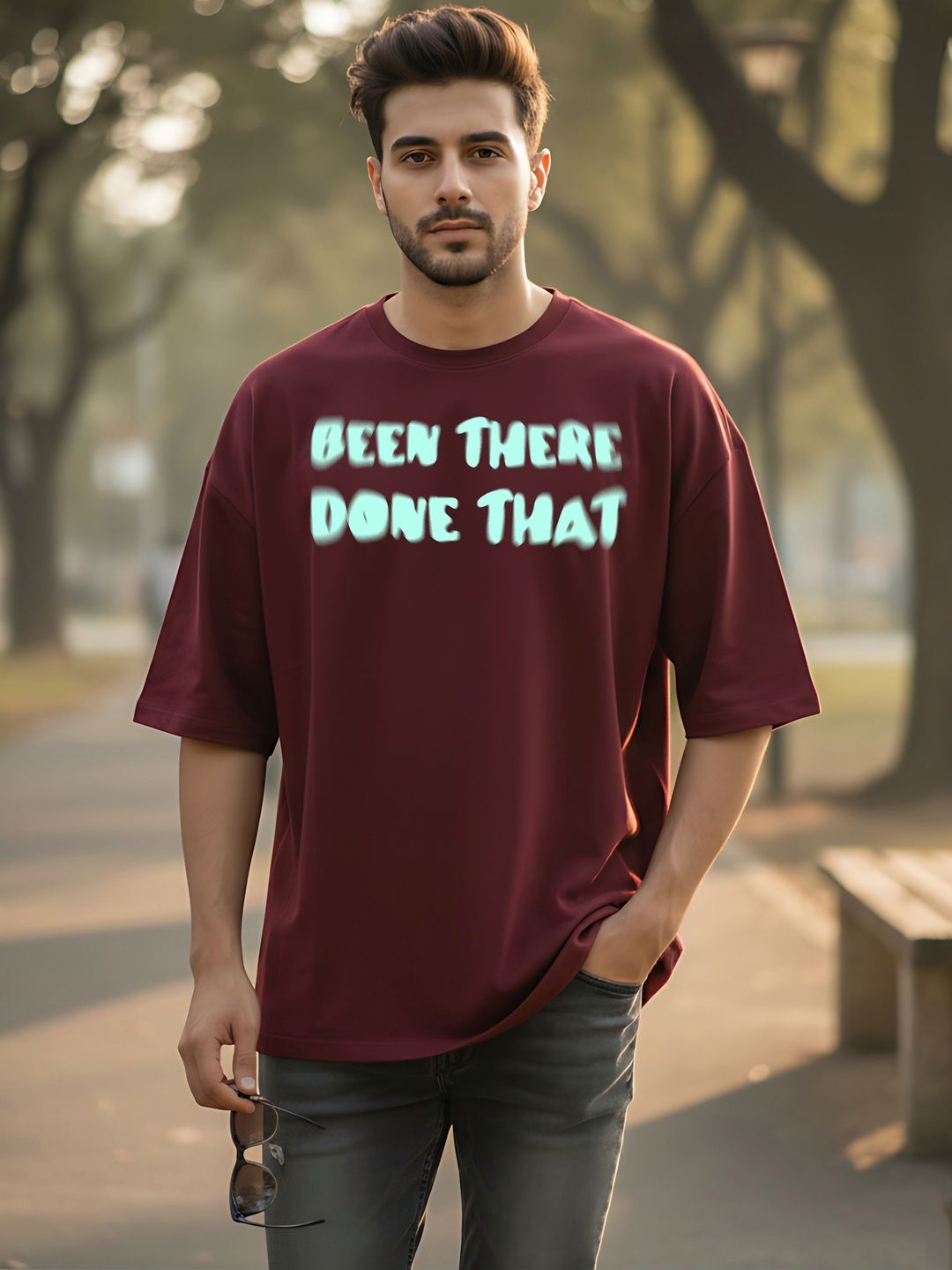 Kook N Keech Men Typography Printed Drop-Shoulder Sleeves T-shirt