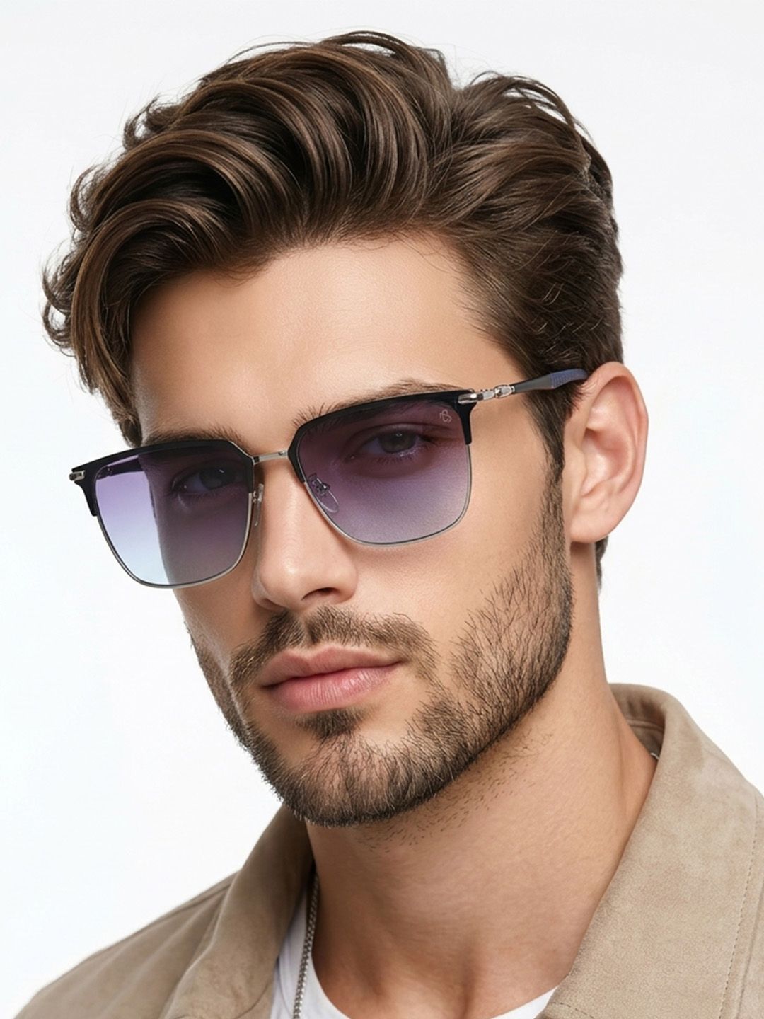 Eyejack by Voyage Unisex Square Sunglasses with UV Protected Lens 7021CL854