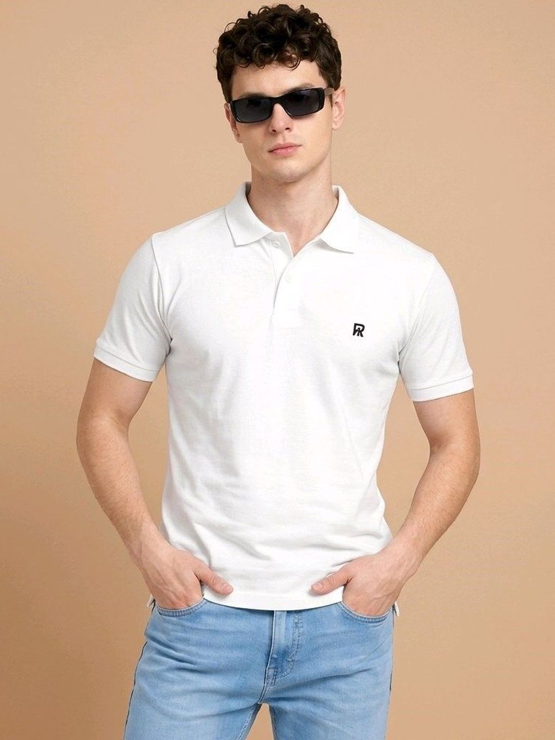 The Roadster Lifestyle Co Cotton Polo Collar T-Shirt
