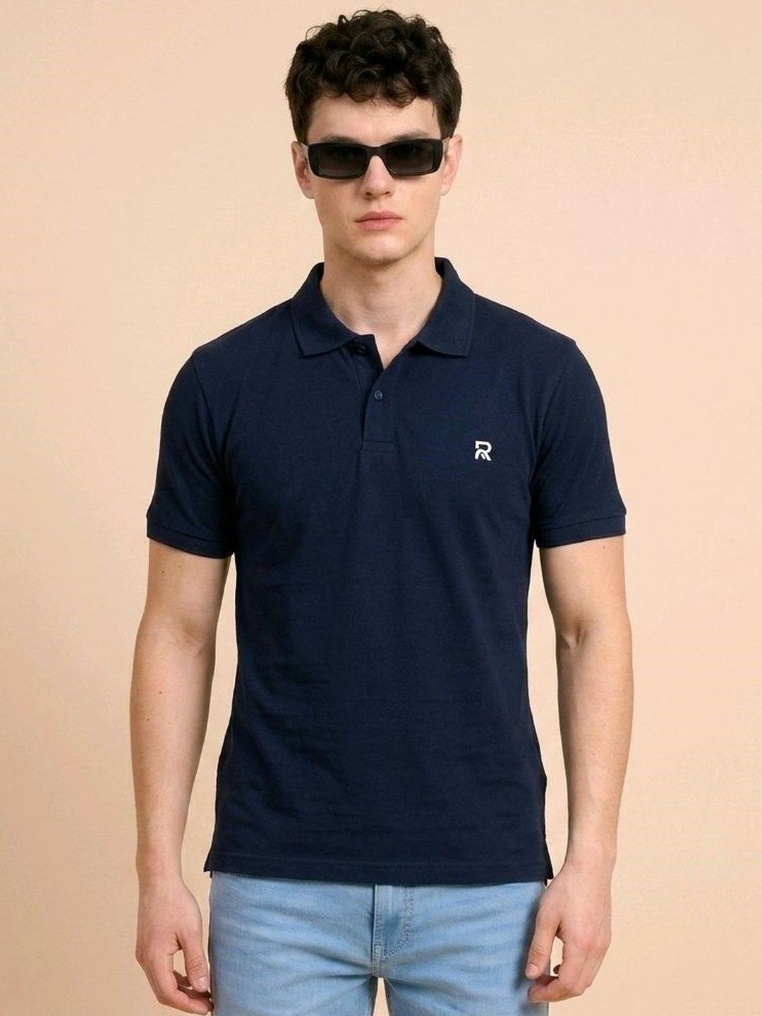 The Roadster Lifestyle Co Cotton Polo Collar T-Shirt