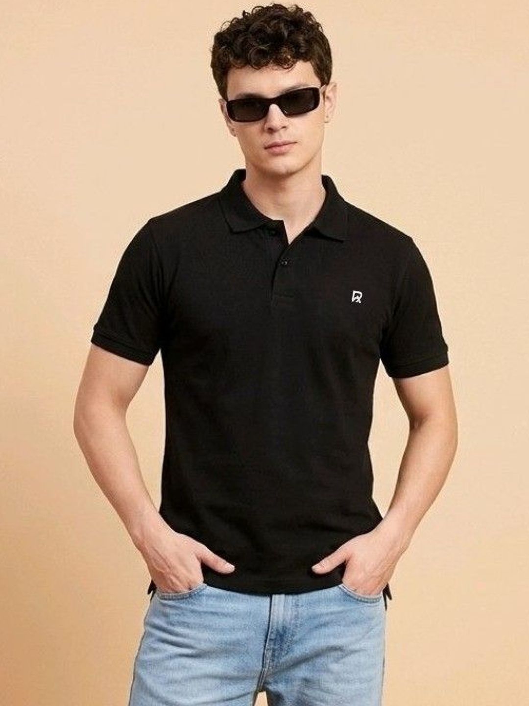 The Roadster Lifestyle Co Cotton Polo Collar T-Shirt