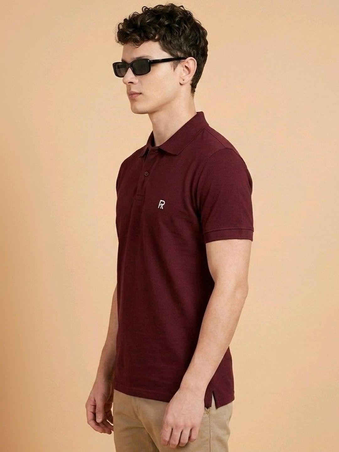 The Roadster Lifestyle Co Cotton Polo Collar T-Shirt
