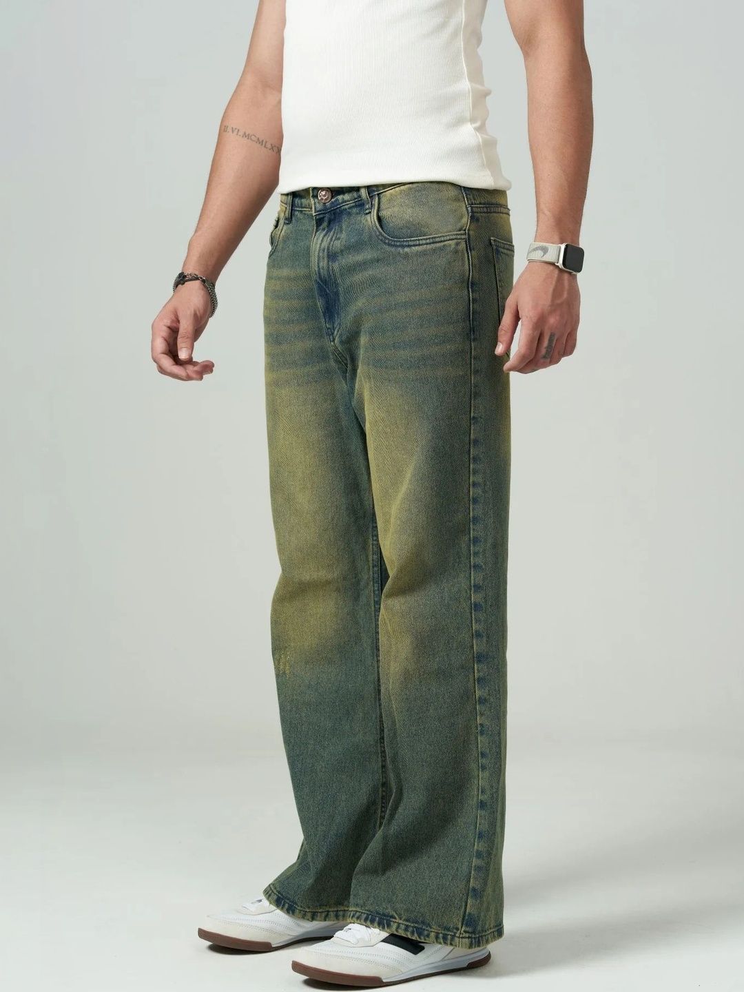 Kotty Men Regular Fit Low-Rise Stretchable Jeans