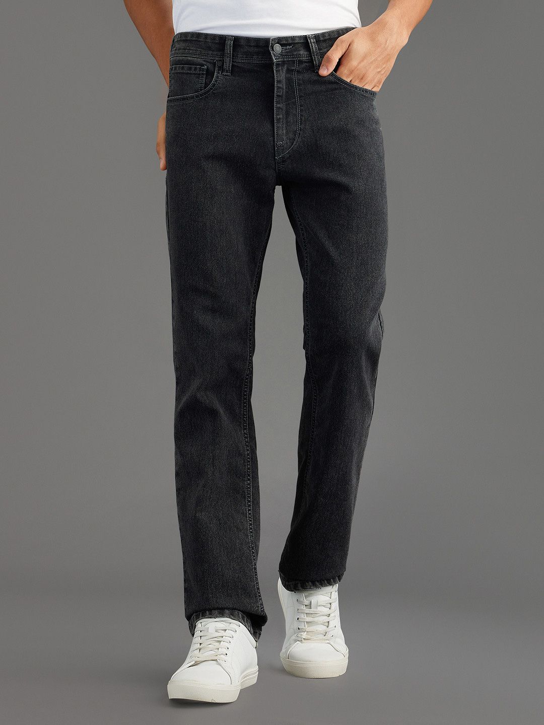 Pepe Jeans Men Holborne Straight Fit Mid-Rise Light Fade Stretchable Jeans
