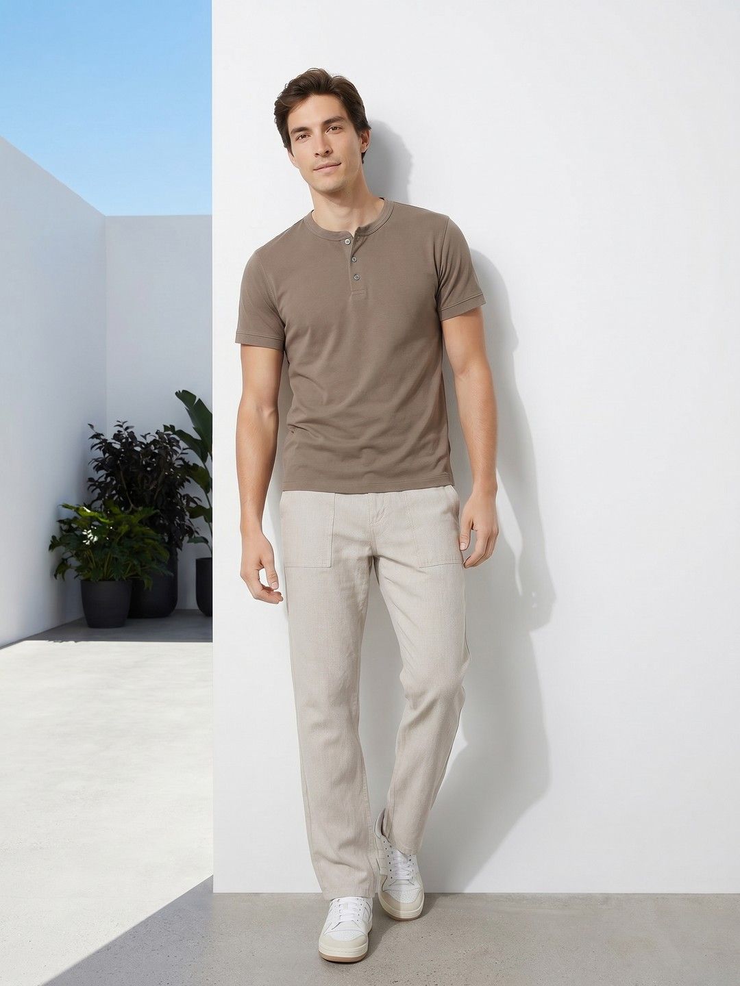 Mast & Harbour Men Light Fade Pure Cotton Jeans
