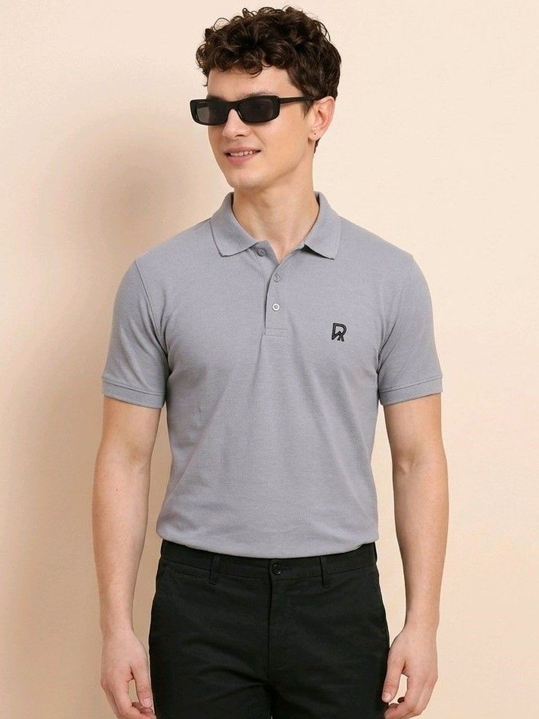 The Roadster Lifestyle Co Cotton Polo Collar T-Shirt