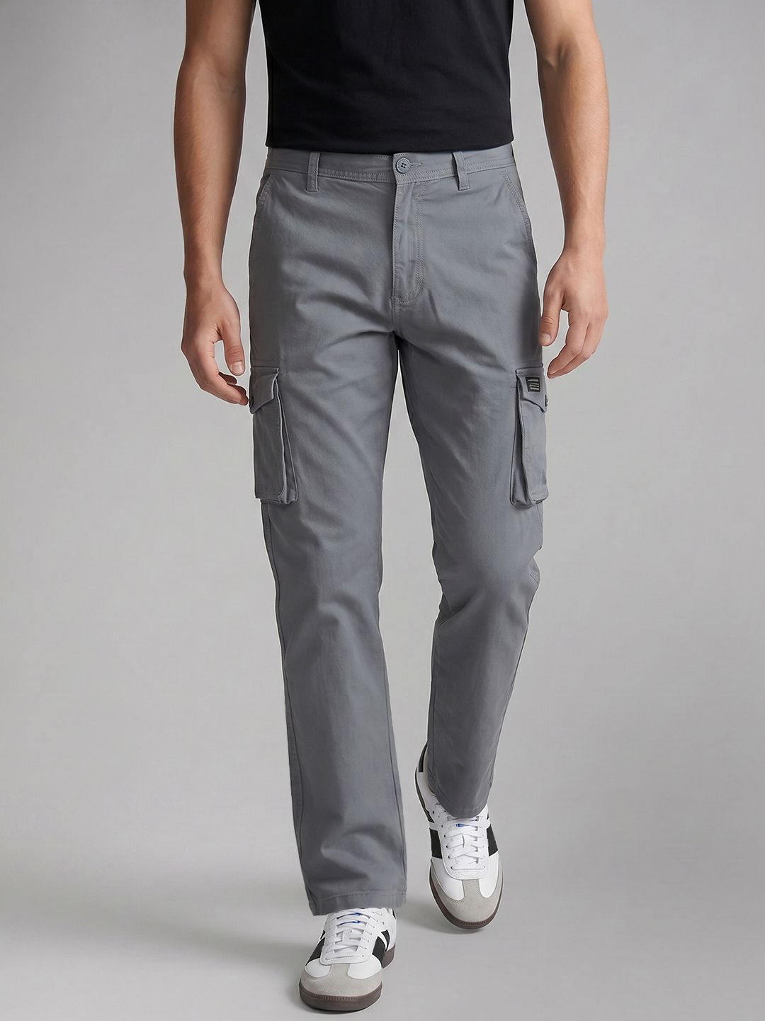 Louis Philippe Jeans Louis Philippe Jeans Men Cargos Trousers