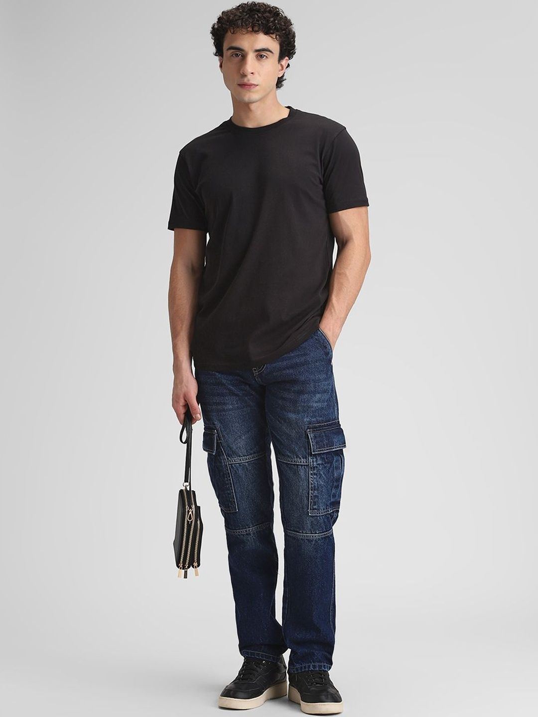 Klub Fox Men Straight Fit Cargos Jeans