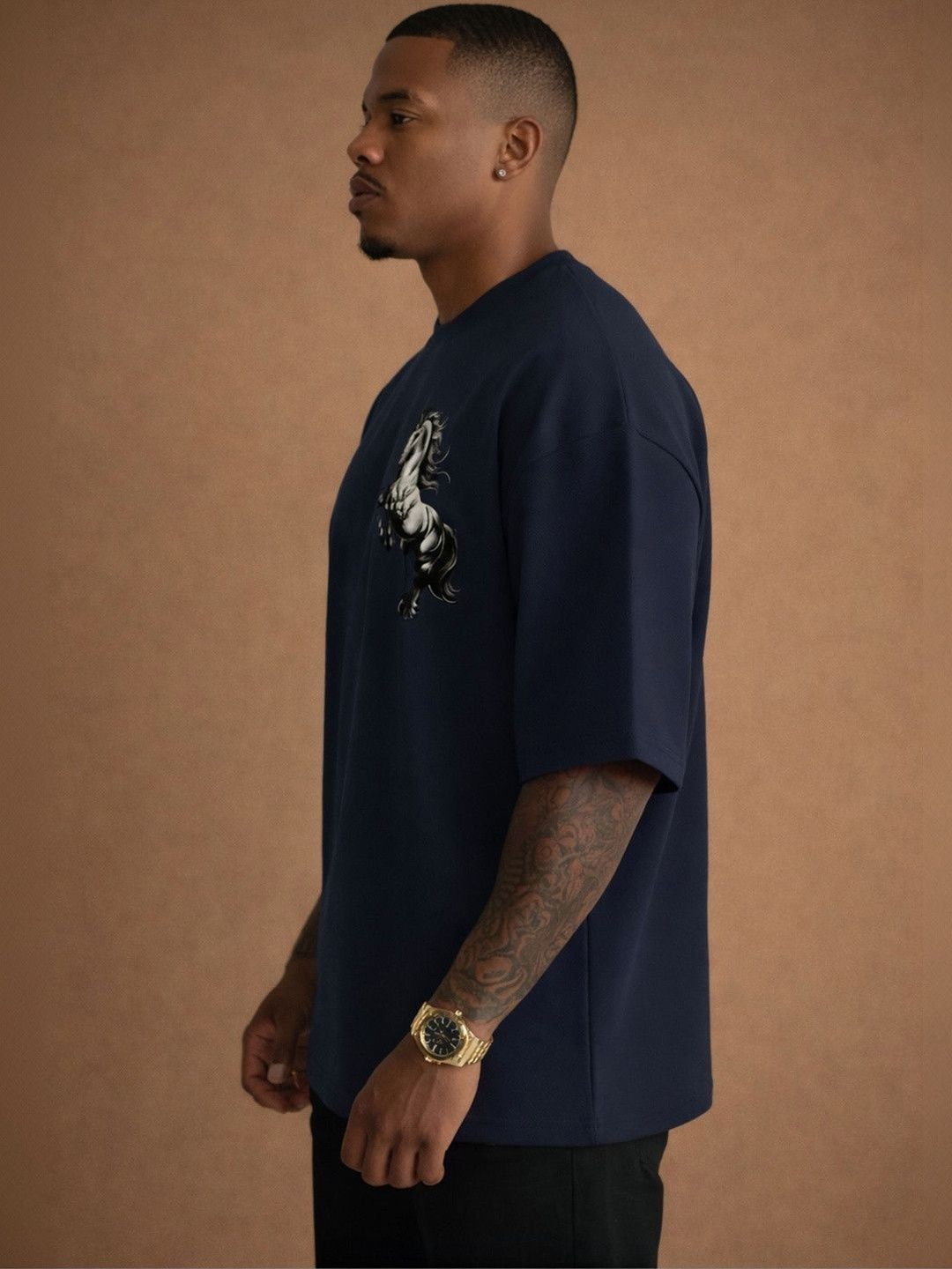 Mast & Harbour Men Printed T-shirt