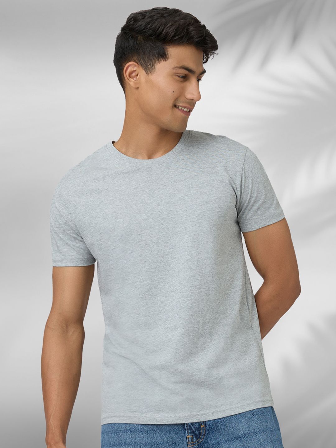 Buy XYXX Men Pace Intellieaze Solid Cotton Regular Fit T-shirt