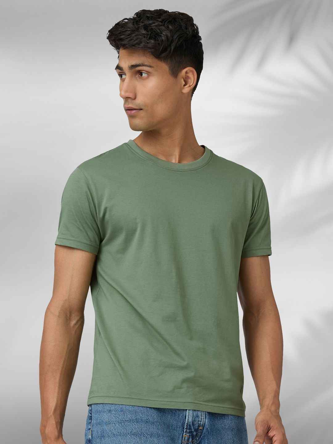 Buy XYXX Men Pace Intellieaze Solid Cotton Regular Fit T-shirt