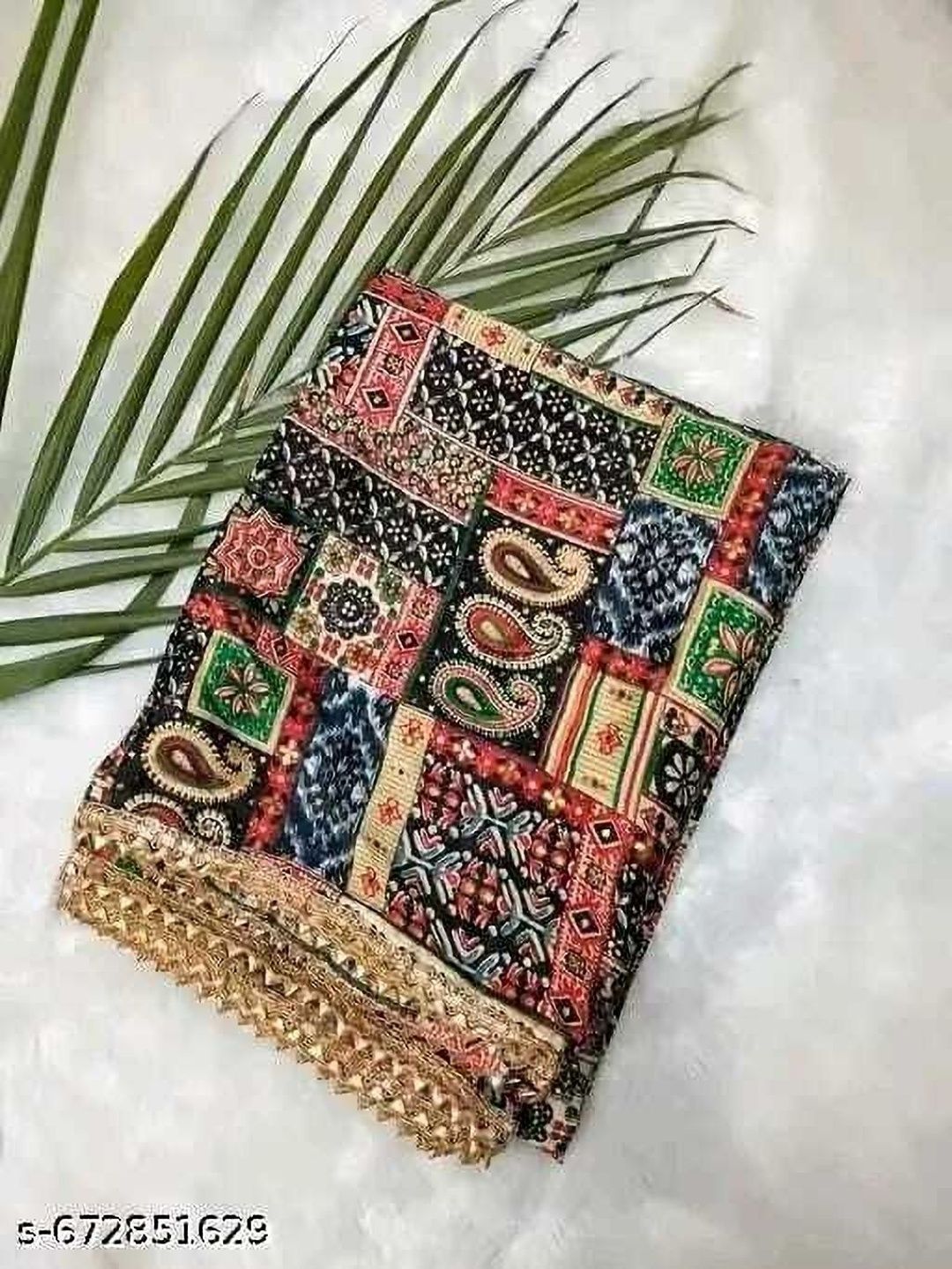 Kuhika Ethnic Motifs Printed Dupatta