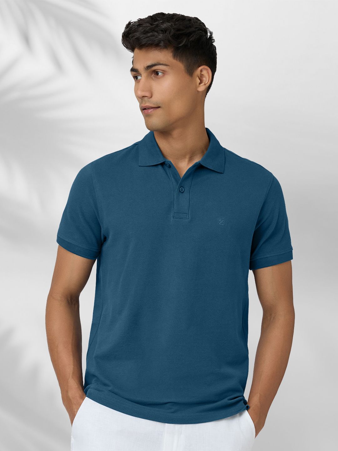 XYXX Men Nova Intellieaze Pure Cotton Polo T-shirt