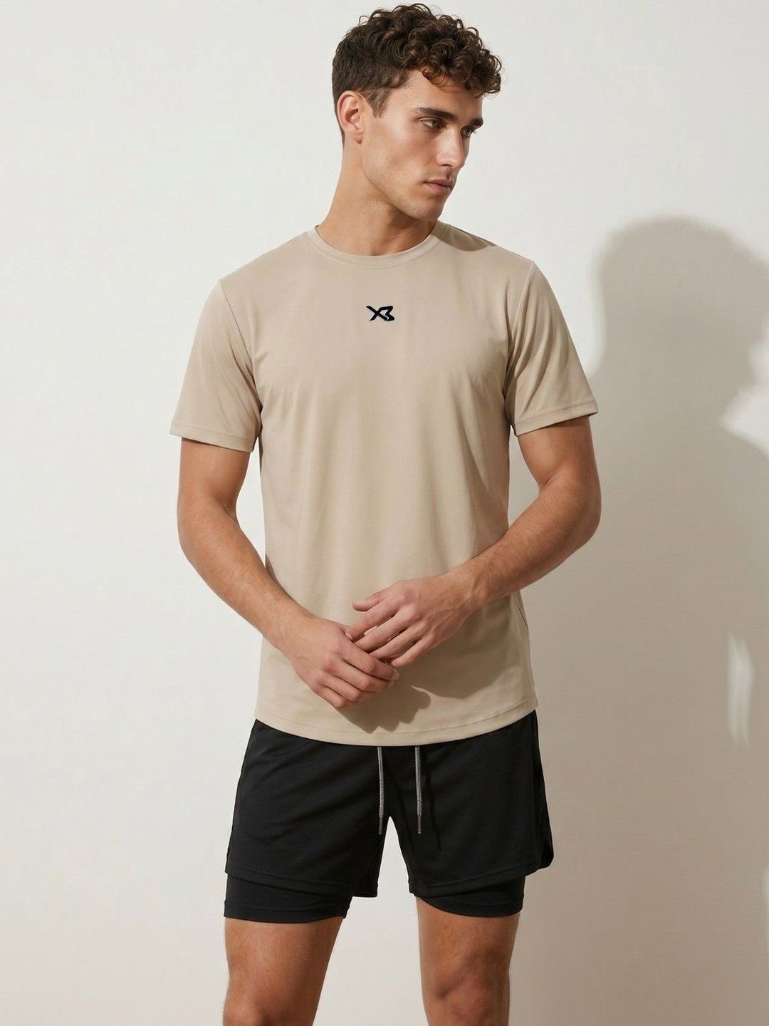 CROSS BENCH Men Printed Anti Static T-shirt