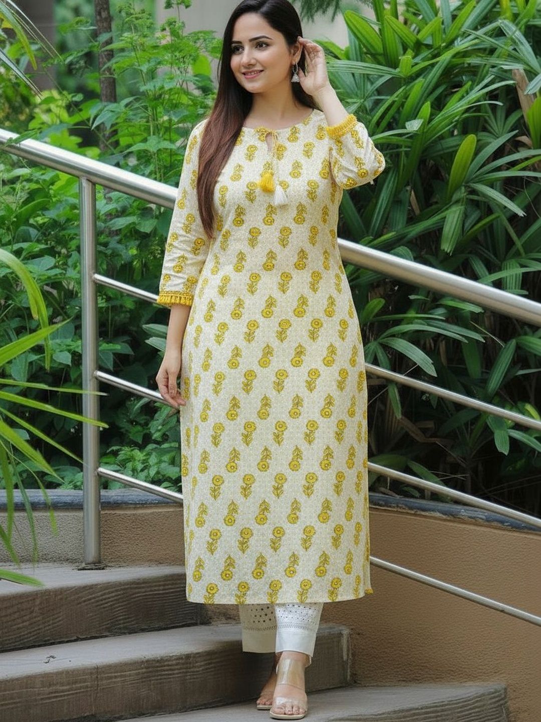 Sa Rasa Women Floral Printed Kurta