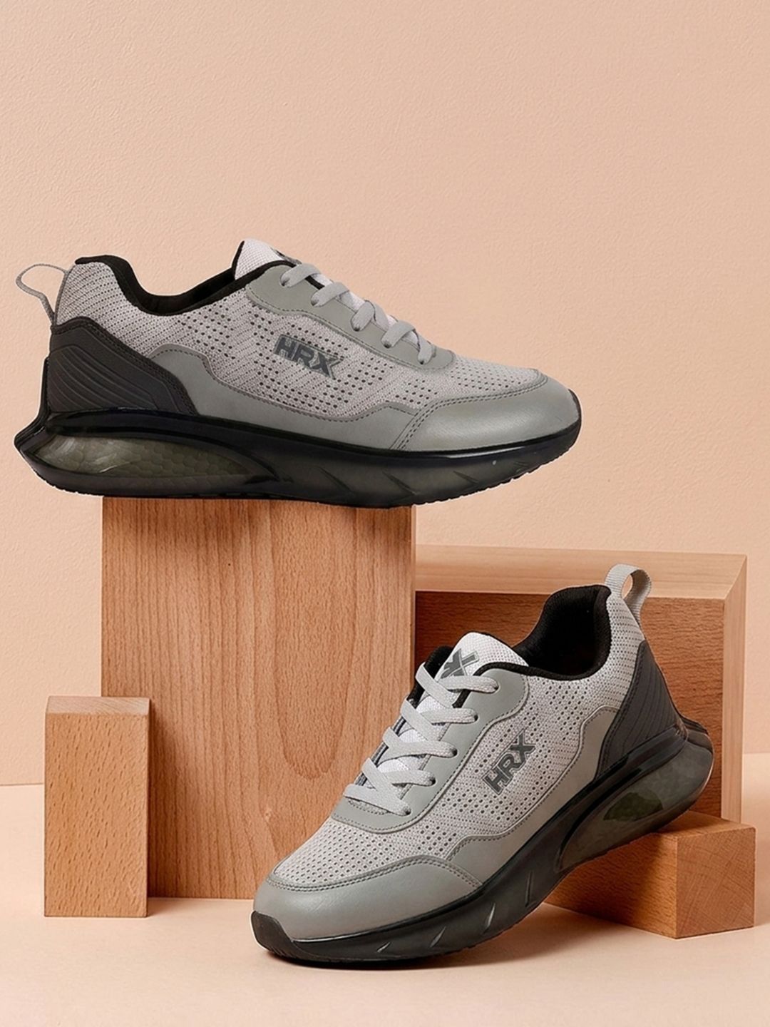HRX by Hrithik Roshan Men Perforations Sneakers