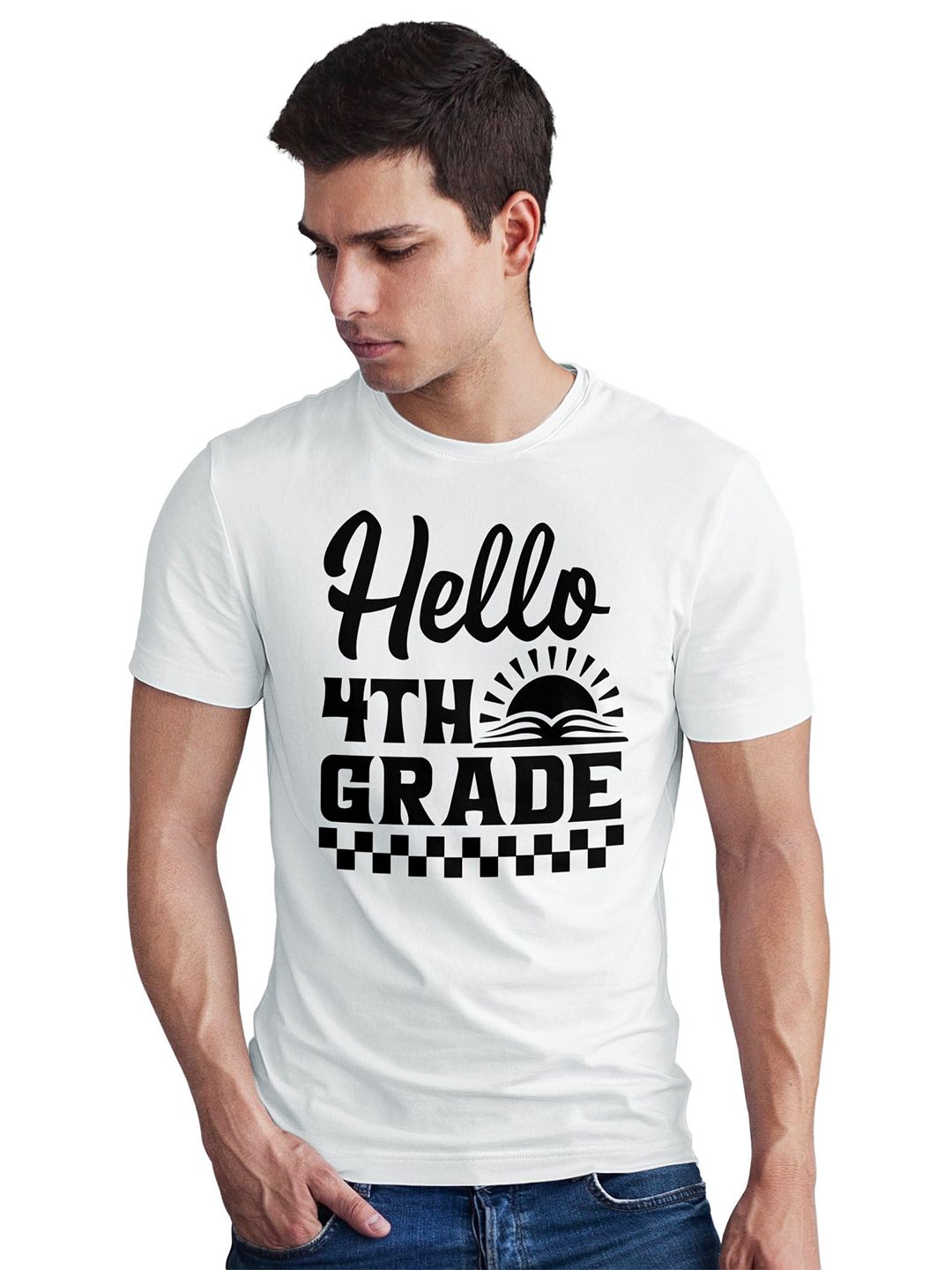 Seekbuylove Men Typography Printed Bio Finish T-shirt
