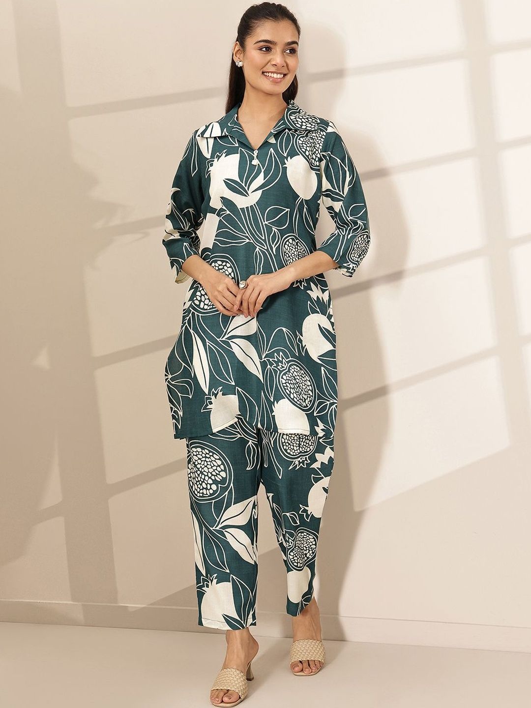 Libas Tropical Printed Tunic with Trousers