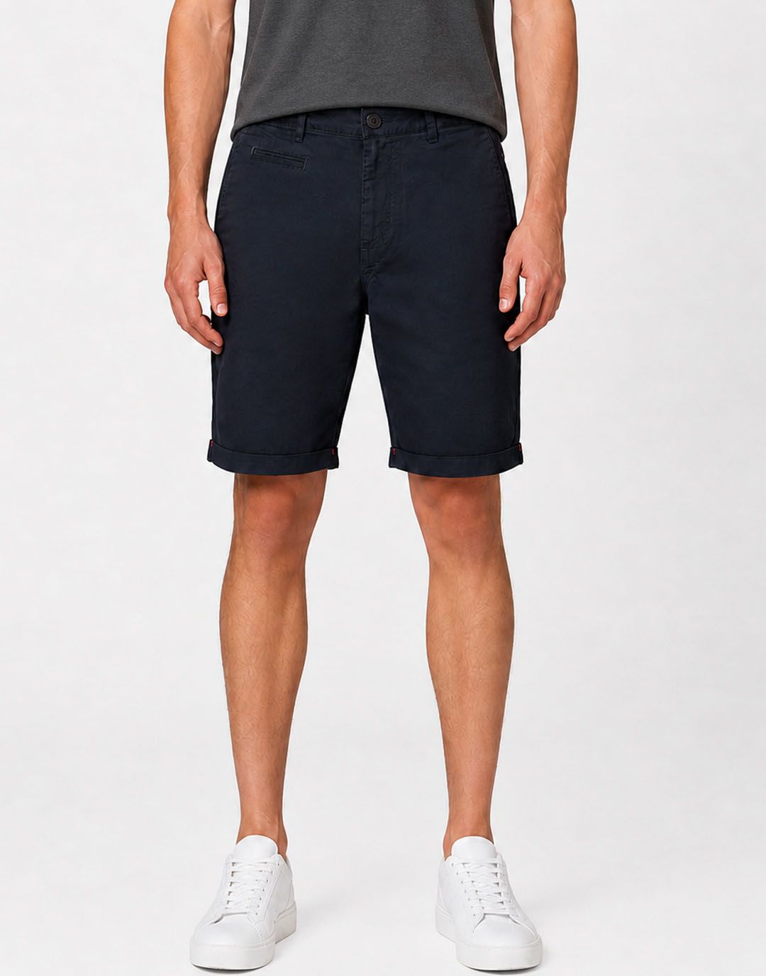 Roadster Roadster Men Navy Blue Mid-Rise Shorts