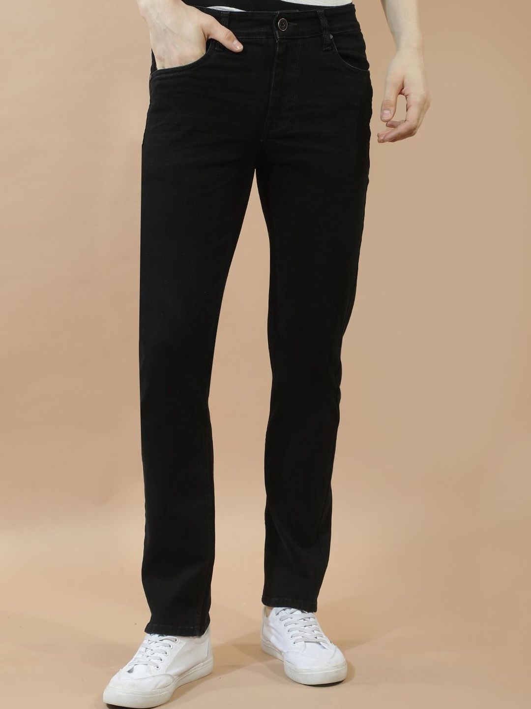 Numero Uno Numero Uno Men Slim Fit Mid-Rise Stretchable Jeans