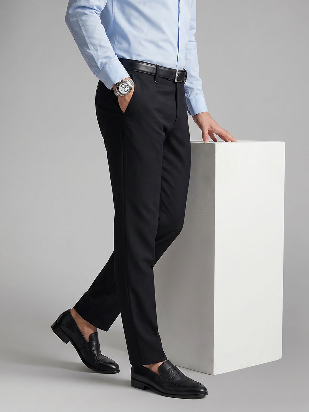 Van Heusen Men Slim Fit Formal Trouser