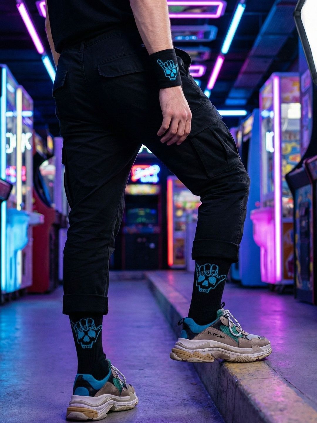 The Sock Street Unisex Cotton Assorted Patterned Above Ankle Socks
