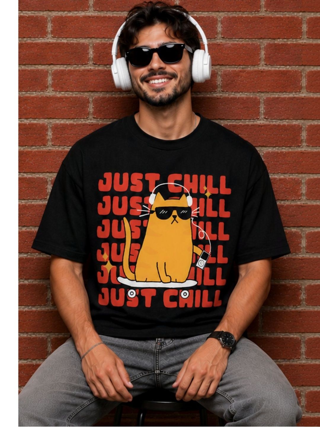 CAPTCHA Men Printed T-shirt