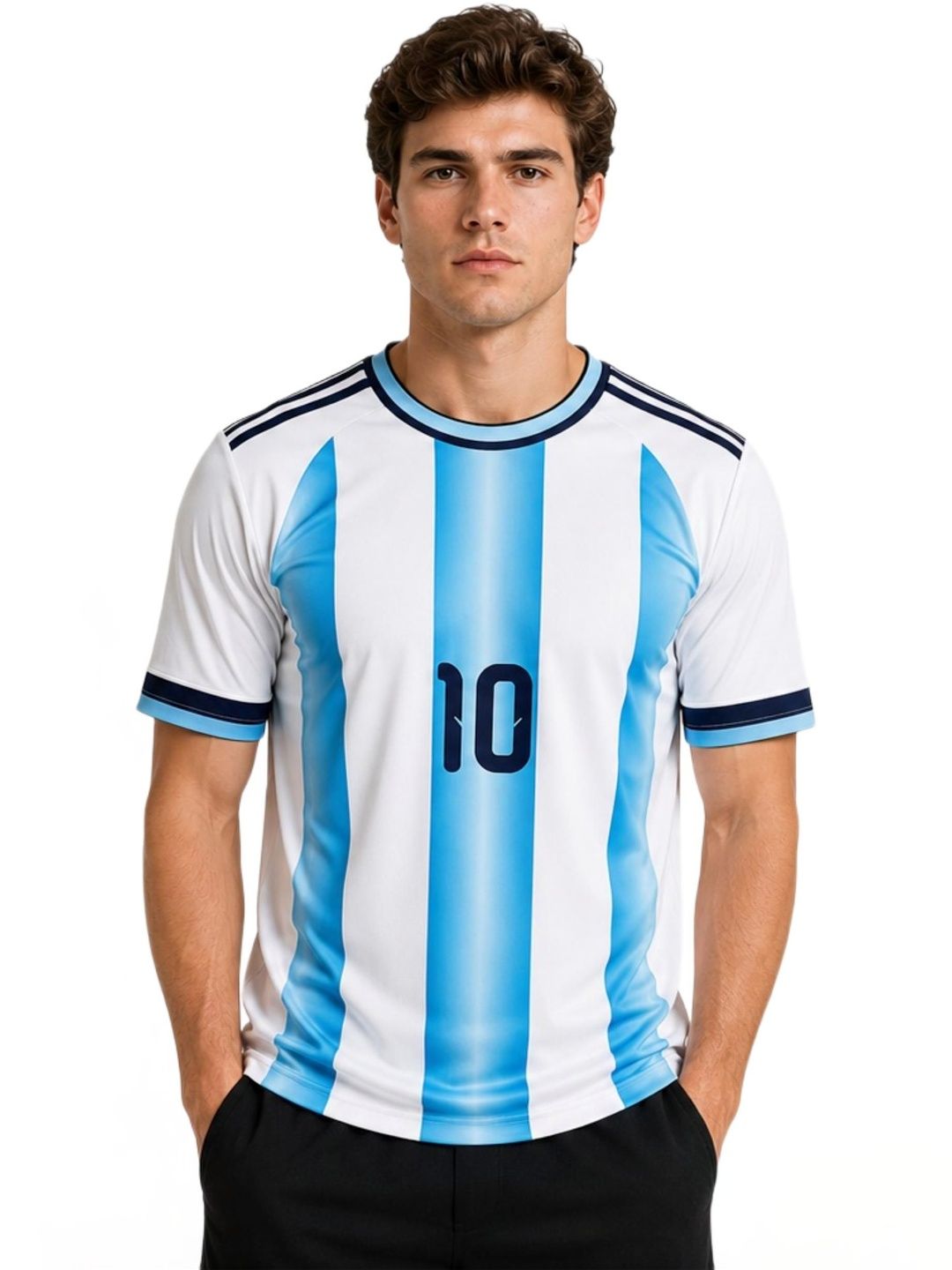 teky Men Striped T-shirt