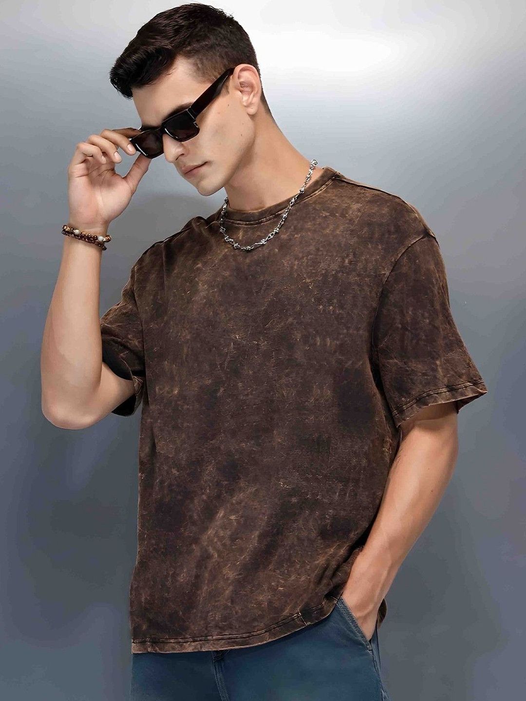 Hexacraft Men Dyed T-shirt