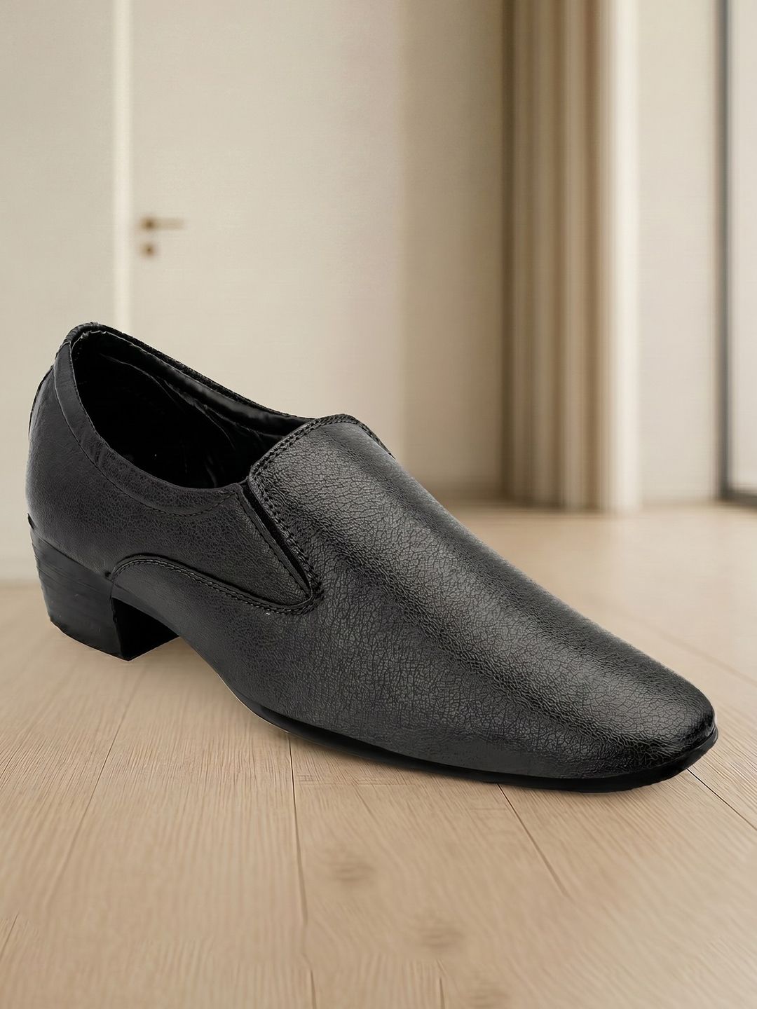 yuvrato baxi Men Square Toe Slip-On Formal Shoes