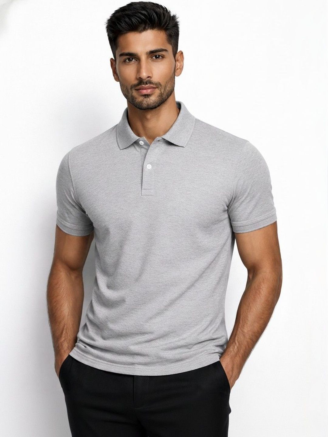 MaverIQ Men Polo Collar Anti Odour T-shirt