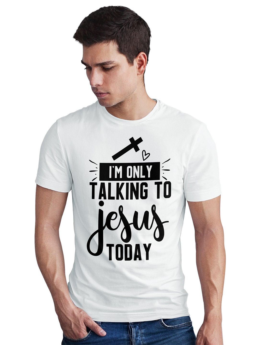 Seekbuylove Men Printed Bio Finish T-shirt