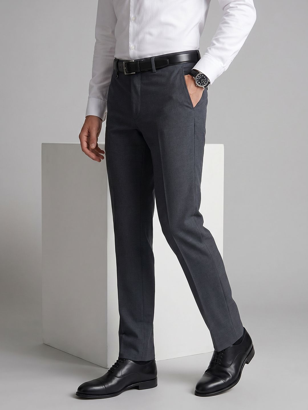 Van Heusen Men Slim Fit Formal Trouser